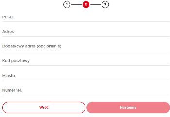 Registration at Betclic-2. screen