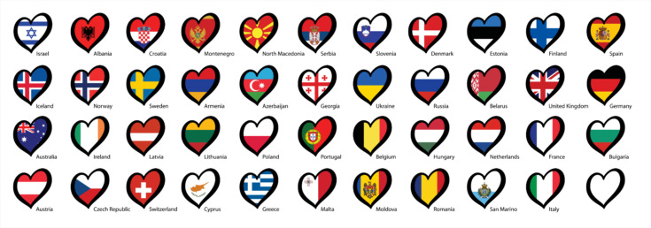 Eurovision-participating countries 2021