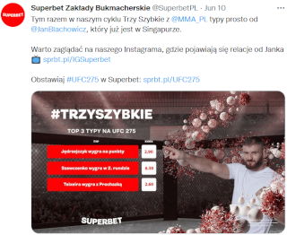 Superbet-Twitter marketing