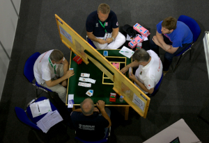 European team Bridge Championships 2014, top view