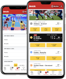 Betclic-application and broadcasts